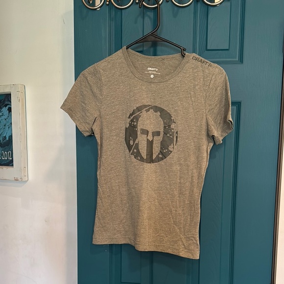 Green Spartan Race tee - S - Picture 1 of 5